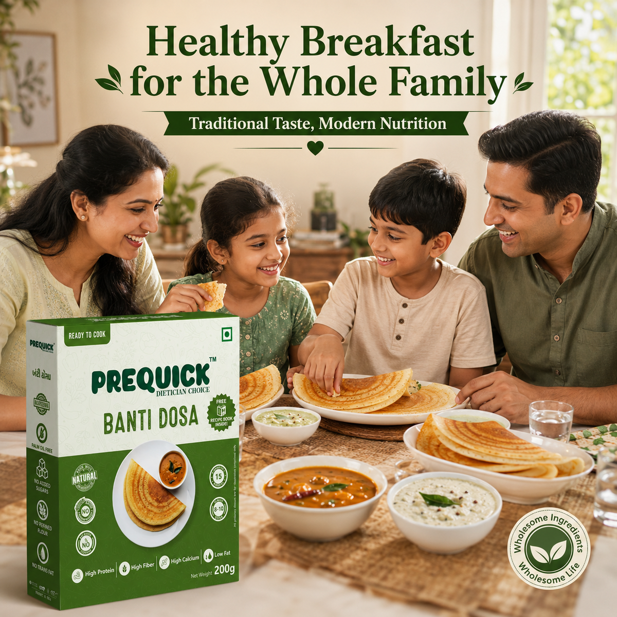 PREQUICK Banti Dosa Mix - product detail photo 5