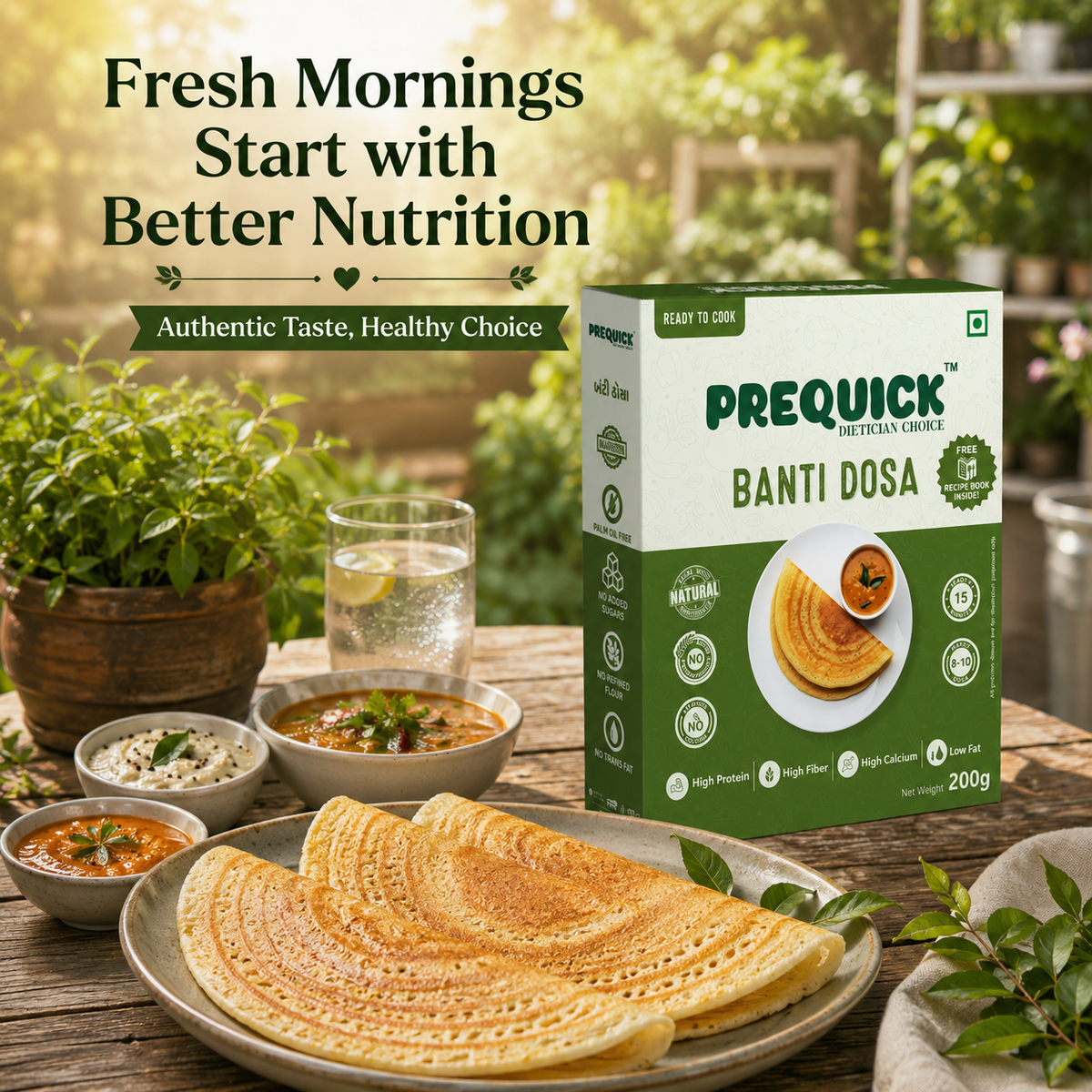 PREQUICK Banti Dosa Mix - product detail photo 4