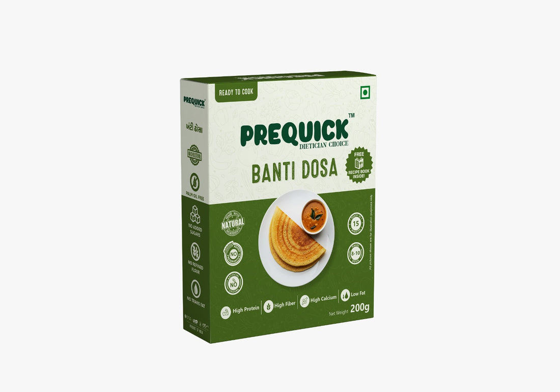 PREQUICK Banti Dosa Mix 200g - front pack view, buy online India