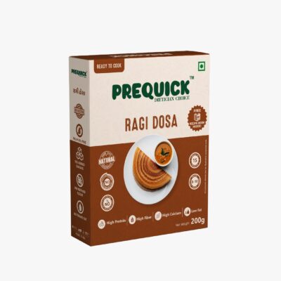 PREQUICK Ragi Dosa Mix 200g | Instant Ready-to-Cook Finger Millet Dosa Mix